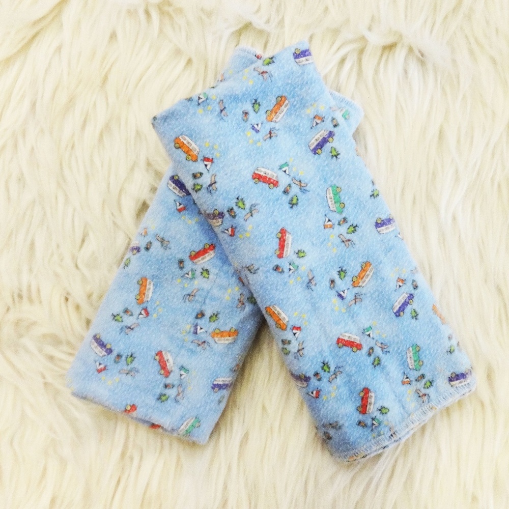 2 Pack Flannel Burp Cloths